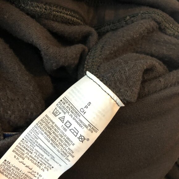 Old Navy High-Waisted Fleece Lined Dark Gray Jogger Pants With Pockets Size S - Picture 4 of 4